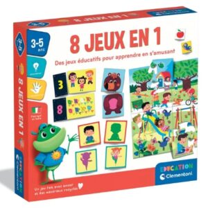 Coffret 8 jeux en 1 Clementoni