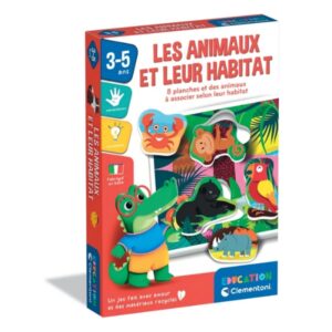 Les animaux et leur habitat Clementoni
