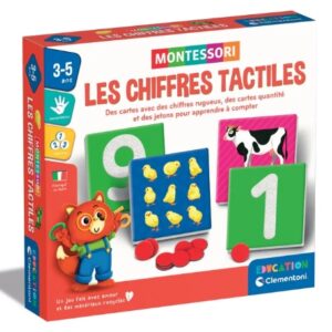 Les chiffres tactiles Montessori Clementoni