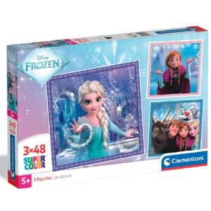 Puzzle Frozen 3x48 pcs Clementoni