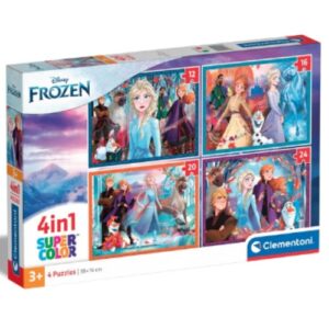 Puzzle Frozen 4 en 1 Clementoni