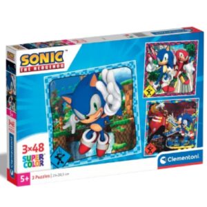 Puzzle Sonic 3x48 pcs Clementoni