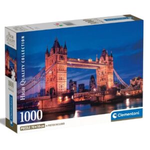 Puzzle Tower Bridge la nuit 1000 pcs Clementoni