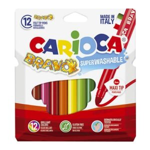 Feutres Bravo 12 Pcs CARIOCA