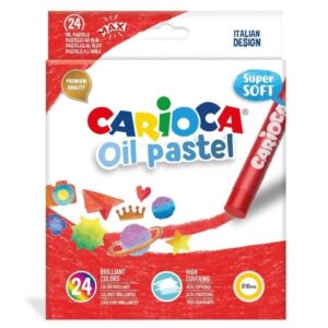 Crayons Pastels à l'Huile 24 Pcs CARIOCA