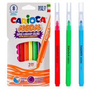 Feutres Néon 8 Pcs CARIOCA