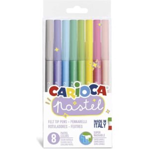 Feutres Pastel 8 Pcs CARIOCA