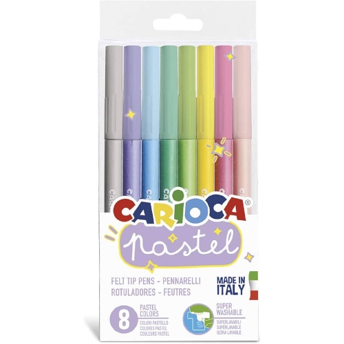 Feutres Pastel 8 Pcs CARIOCA