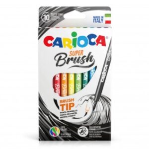 Feutres Super Brush 10 Pcs CARIOCA