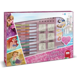Maxi Coffret de tampons pour coloriage Princess Multiprint