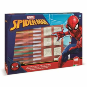 Maxi Coffret de tampons pour coloriage Spiderman Multiprint