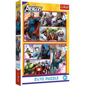 Puzzle 2x70 pcs Avengers TREFL
