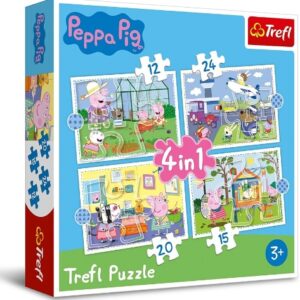 Puzzle 4 en 1 Peppa Pig TREFL