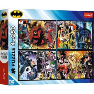 Puzzle 4x250 pcs Batman TREFL