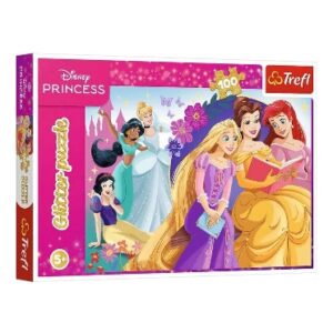 Puzzle pailleté Princess 100 Pcs TREFL