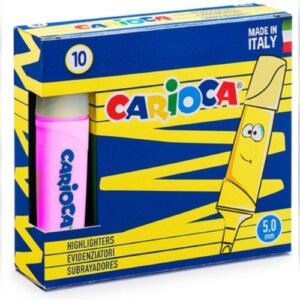 Surligneurs Memolight 10 Pcs Rose CARIOCA