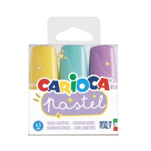 Surligneurs Minilight Pastel 3 Pcs CARIOCA