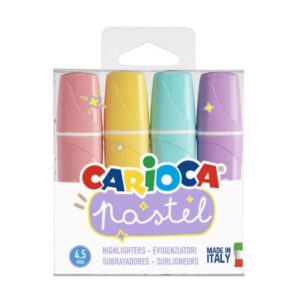 Surligneurs Pastel 4 Pcs CARIOCA