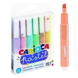 Surligneurs Pastel 6 Pcs CARIOCA