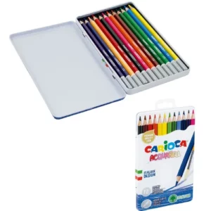 Boîte métallique de crayons 12 couleurs CARIOCA