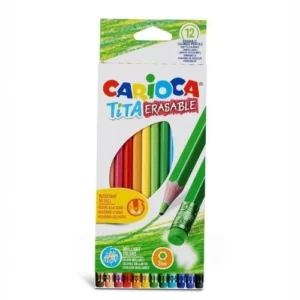 Crayons Effaçable TITA 12 Pcs CARIOCA