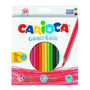 Crayons de couleur 24 Pcs CARIOCA