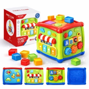 Cube d'activités lumineux et musical HUANGER