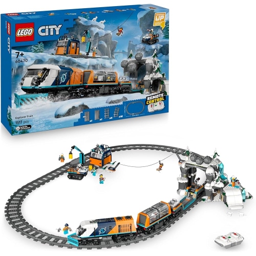 Le train express des explorateurs lego 60470