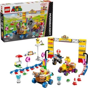 Bébé Peach et ensemble de grand prix lego 72036