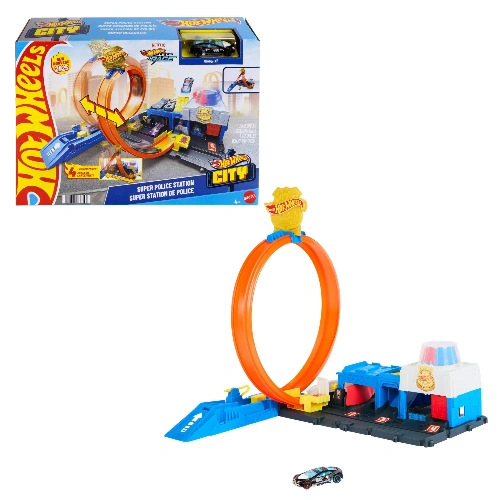 Circuit Commissariat de police HOT WHEELS