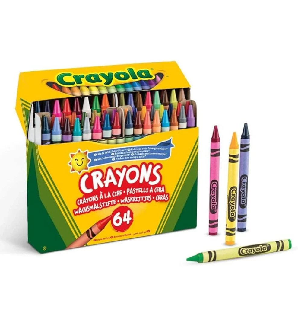 Coffret de 64 crayons de cire CRAYOLA