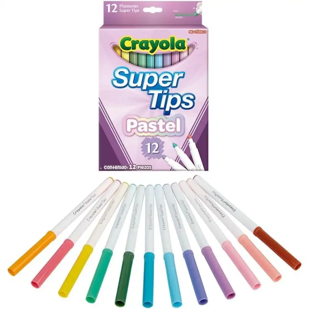 Crayons de couleur pastel 12 Pcs CRAYOLA