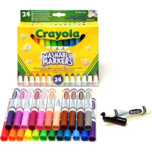 Feutres à Maxi Pointe lavables 24 Pcs CRAYOLA