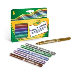 Feutres effets métallisés 6 Pcs CRAYOLA