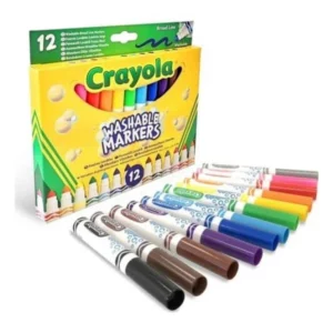 Feutres lavables à pointe Large 12 Pcs CRAYOLA