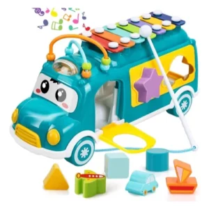 Jouet de Forme Bus Musical HUANGER
