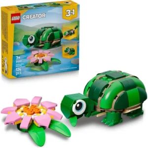 La tortue et la fleur de nénuphar lego 31377
