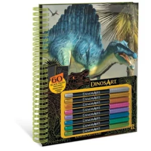 Livre de coloriage à pages noires DINOSART