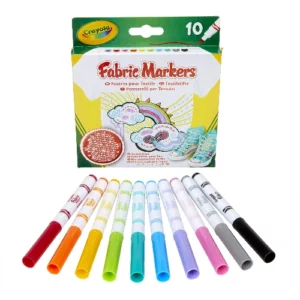 Marqueurs pour tissu 10 Pcs CRAYOLA
