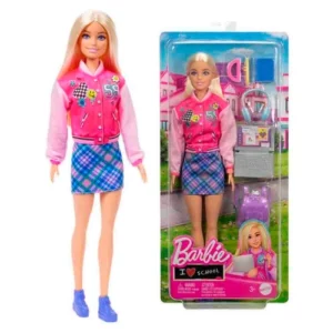 Poupée Barbie « J'adore l'école »