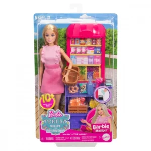 Poupée Barbie au marché