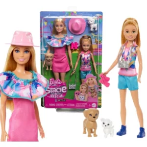 Poupée Barbie avec Petite Soeur Stacie