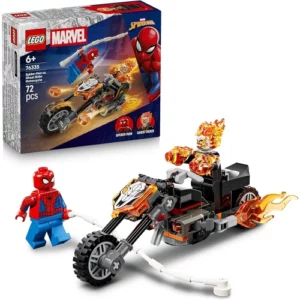Spider-Man et sa moto contre Ghost Rider lego 76335