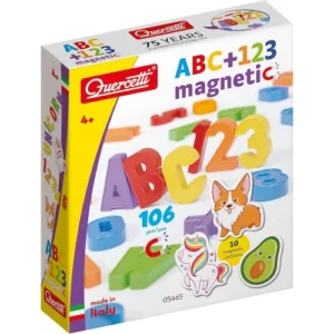 Lettres, nombres, figurines Magnétiques Quercetti