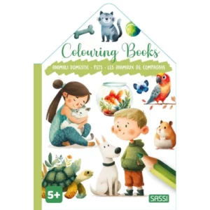 Coloring Books les animaux Sassi Junior