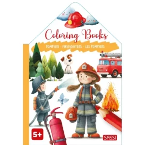 Coloring Books les pompiers Sassi Junior