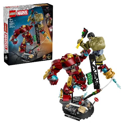 Le combat légendaire entre Hulkbuster et Hulk lego 76343