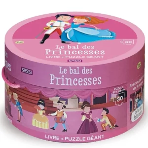 Puzzle Rond le bal des princesses 30 Pcs Sassi junior