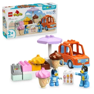 Visite chez le marchand de glace avec Bluey lego 10458