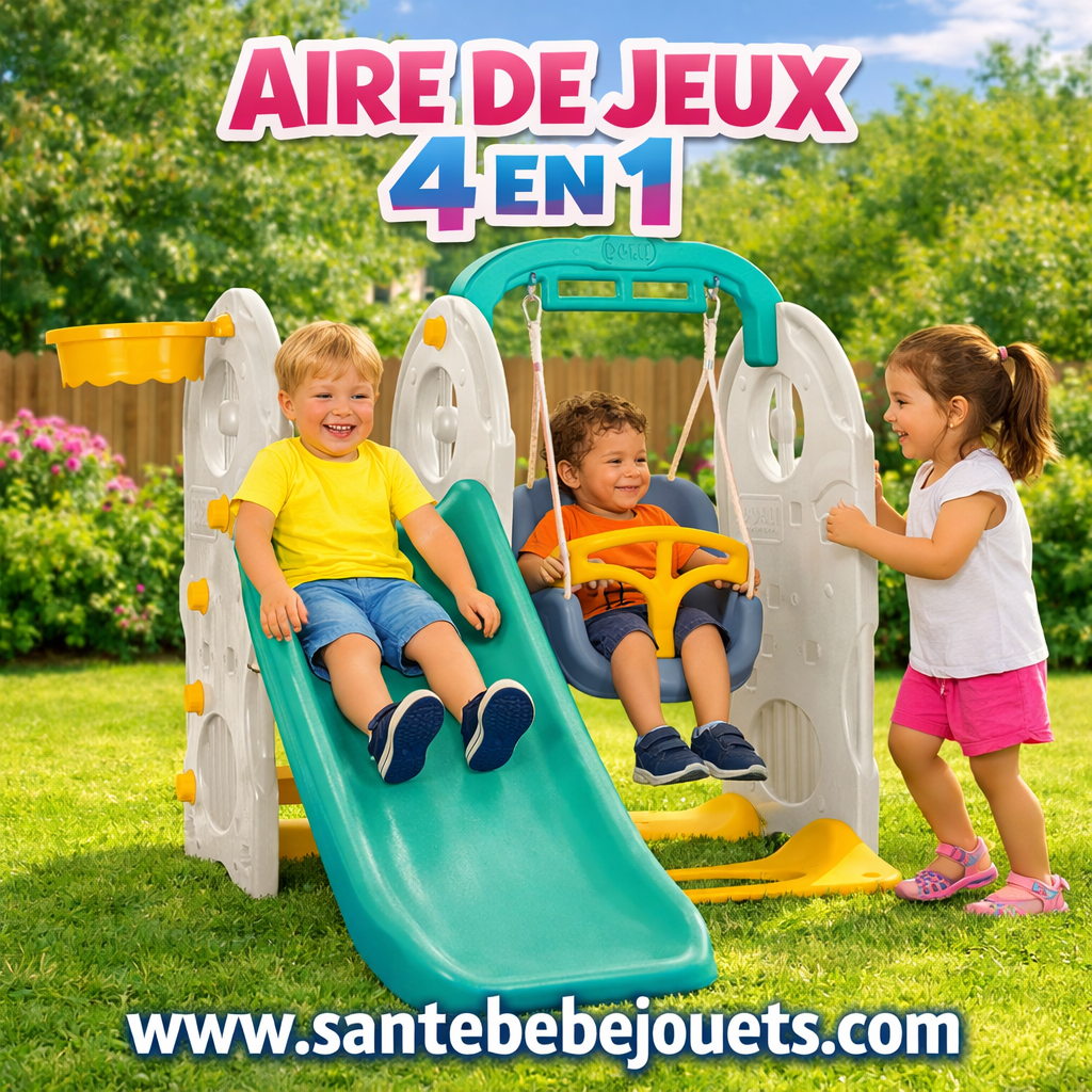 Aire de jeux 4 en 1 DOLU – Image 2